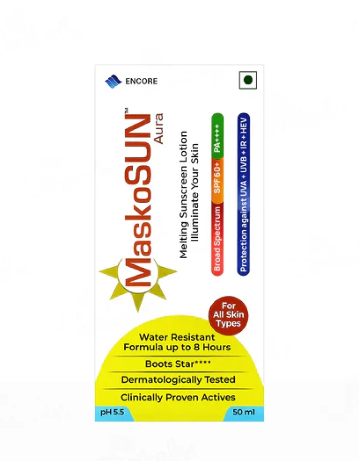 Maskosun Aura Melting Sunscreen Lotion SPF 60+ PA++++, 50ml